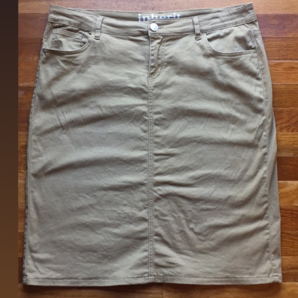 Inherit light Khaki skirt